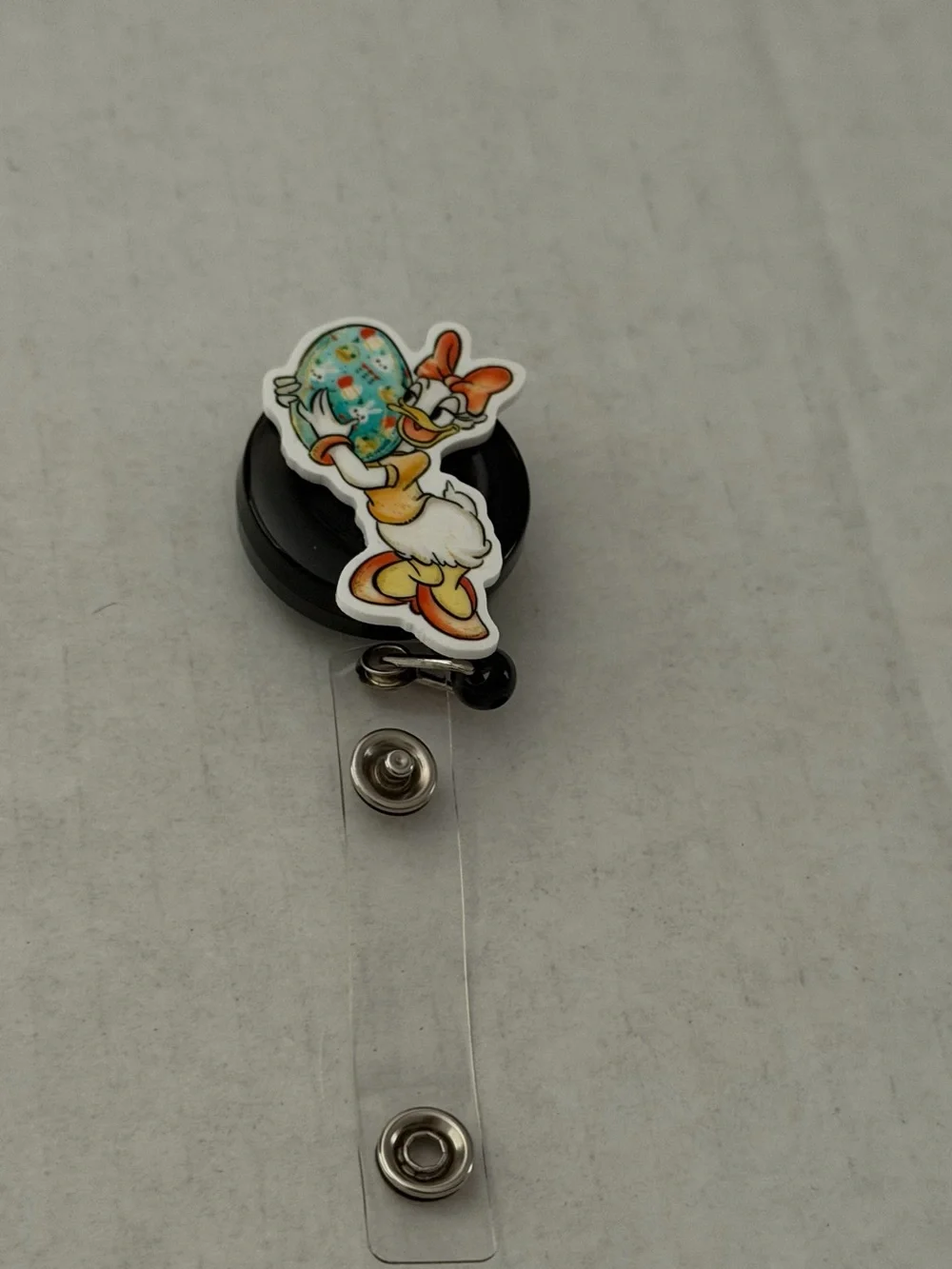 Daisy Duck Badge Reel with Easter Egg